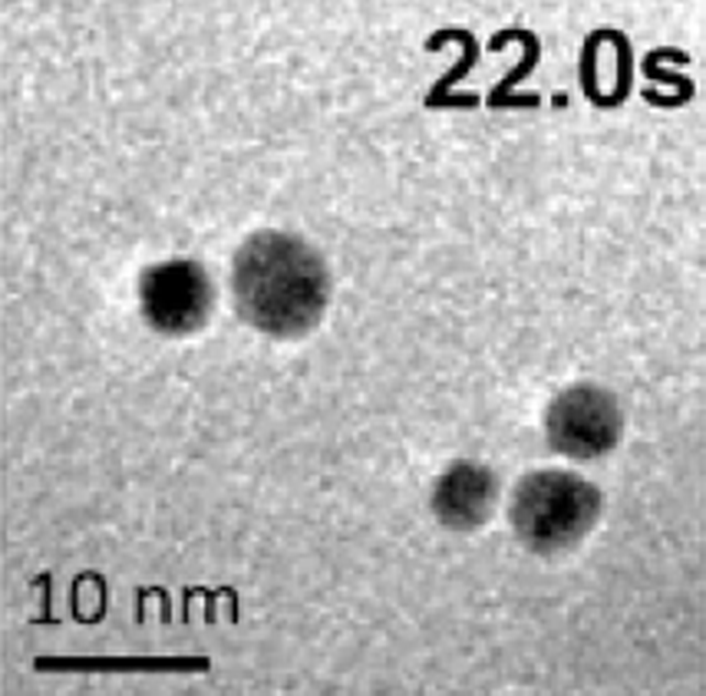 Core–shell nanoparticles at 22.0 seconds